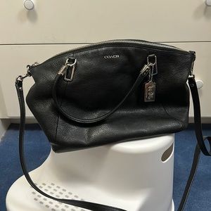 Coach black crossbody purse